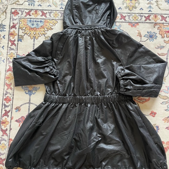 Venezia Black Utility Jacket with Hood - Picture 3 of 4